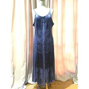 Vintage Embroidered Deadstock Boho Maxi Dress L /XL